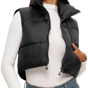 Women's duel-color upper shoulder Vest(ultra- short style)
